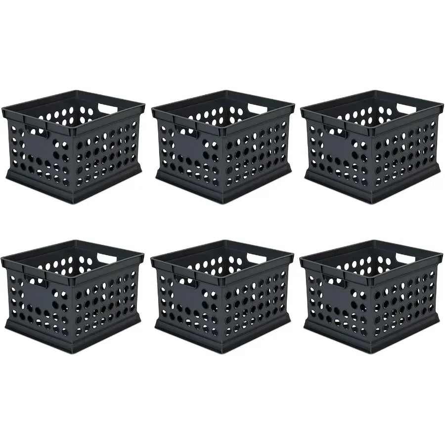 Storage Crate Bin File Organizer for Home and Office