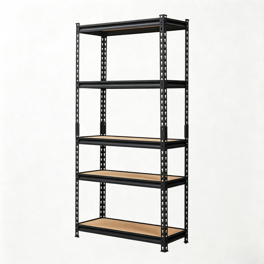 Tacleekii 5 Tiers Garage Shelving Adjustable Storage Shelves 2000Lbs Capacity Heavy Duty Garage Storage Metal Storage Shelves For Basement,Warehouse,Pantry